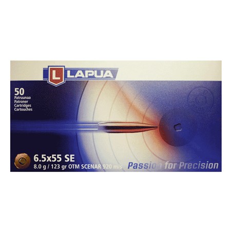 Balle De Chasse Lapua Scenar 920M/S - 123Gr - Calibre 6.5X55 Swedish