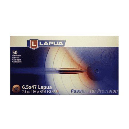 Balle De Chasse Lapua Scenar L - 120Gr - Calibre 6.5X47 Lapua