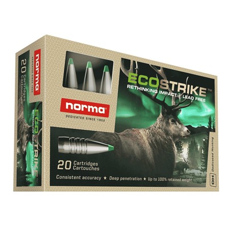 Balle De Chasse Norma Ecostrike - 160Gr - Calibre 8X57 Is