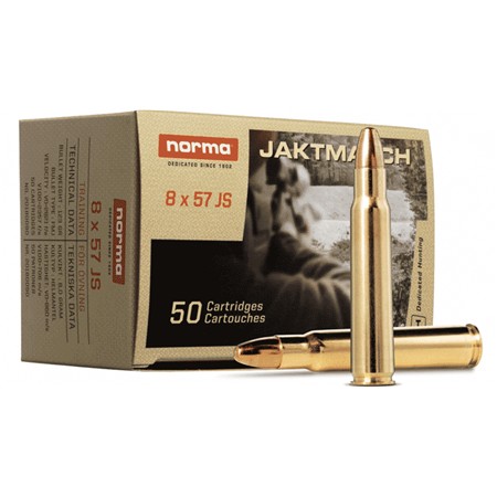 Balle De Chasse Norma Jakt Match - 123Gr - Calibre 8X57 Is