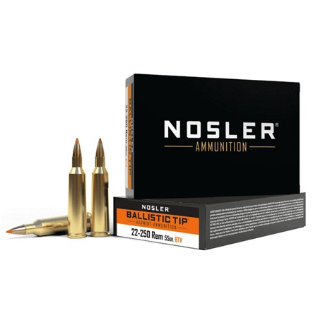 Balle De Chasse Nosler Bta - 55Gr - Calibre 22-250 Remington