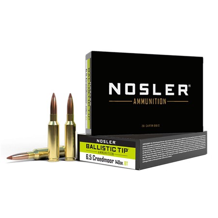 Balle De Chasse Nosler Bta Sp Ballistic Tip Chasse - 140Gr - Calibre 6.5 Creedmoor