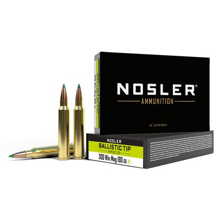 Balle De Chasse Nosler Bta Sp Ballistic Tip Chasse - 180Gr - Calibre 300 Winchester Magnum