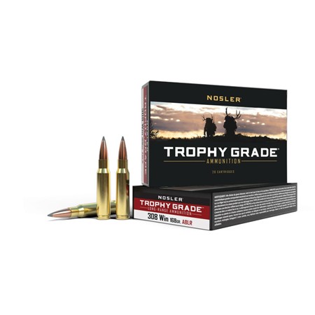 Balle De Chasse Nosler Tga Pt Sp - 168Gr - Calibre 308 Winchester