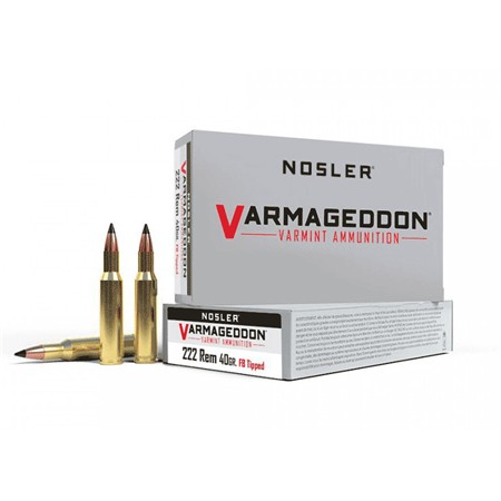 Balle De Chasse Nosler Vga - 40Gr - Calibre 222 Remington
