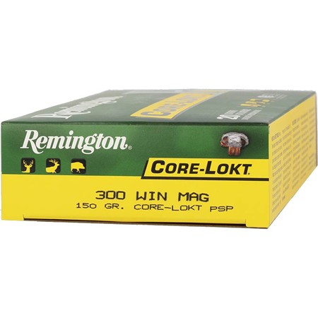 BALLE DE CHASSE REMINGTON CORE-LOKT PSP - 150GR - CALIBRE 300 WINCHESTER MAGNUM
