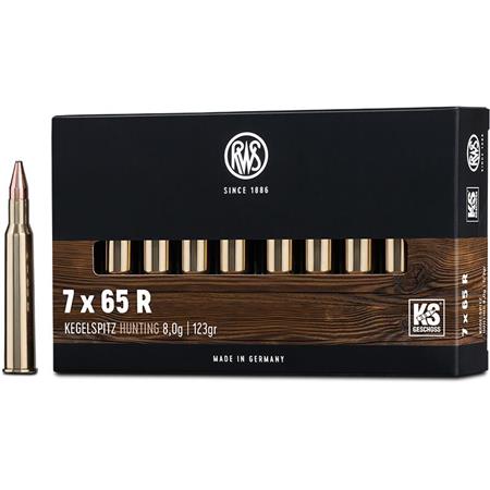 Balle De Chasse Rws Ks - 123Gr - Calibre 7X65 R