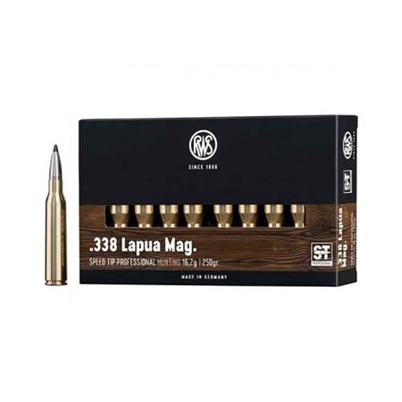 Balle De Chasse Rws Speed Tip Pro - 250Gr - Calibre 338 Lapua Magnum