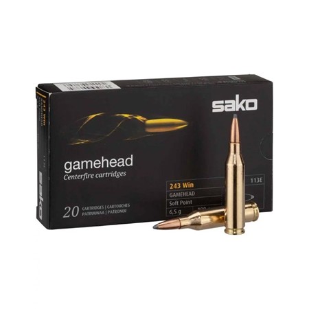 Balle De Chasse Sako Gamehead - 100Gr - Calibre 243 Winchester