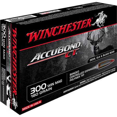 Balle De Chasse Winchester Accubond - 180Gr - Calibre 300 Win Mag