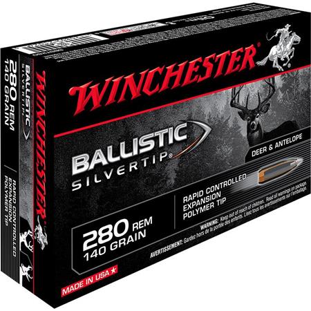 Balle De Chasse Winchester Ballistic Silvertip - 140Gr - Calibre 280 Rem