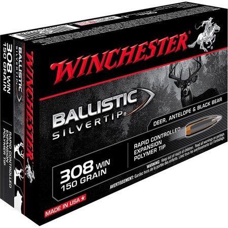 Balle De Chasse Winchester Ballistic Silvertip - 150G - Calibre 308 Win