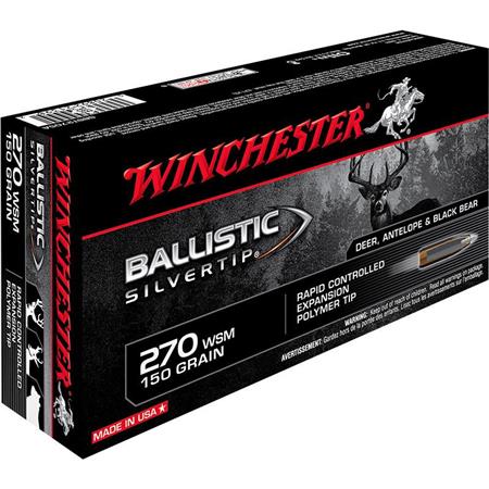 Balle De Chasse Winchester Ballistic Silvertip - 150Gr - Calibre 270 Wsm