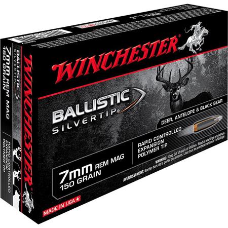 Balle De Chasse Winchester Ballistic Silvertip - 150Gr - Calibre 7 Rm
