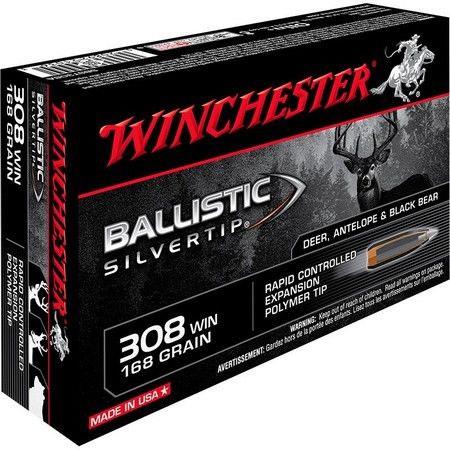 Balle De Chasse Winchester Ballistic Silvertip - 168G - Calibre 308 Win