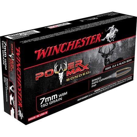 Balle De Chasse Winchester Power Max Bonded - 150G - Calibre 7Mm Wsm