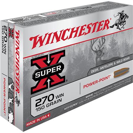 Balle De Chasse Winchester Power Point - 150Gr - Calibre 270 Win