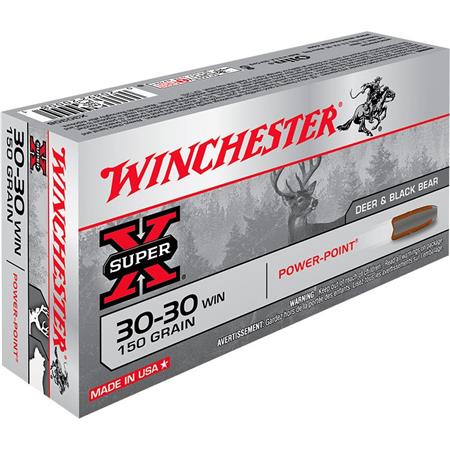 Balle De Chasse Winchester Power Point - 150Gr - Calibre 30-30 Win