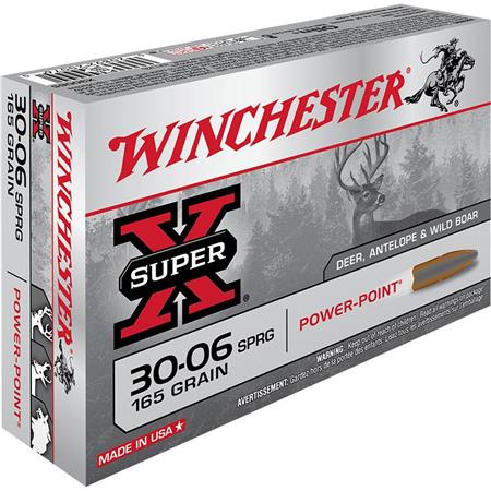 Balle De Chasse Winchester Power Point - 165Gr - Calibre 30-06 Sprg