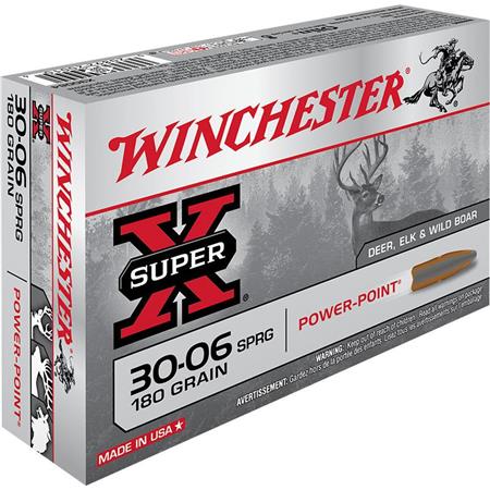 Balle De Chasse Winchester Power Point - 180Gr - Calibre 30-06 Sprg