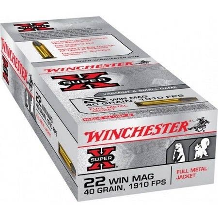 Balle De Chasse Winchester Super-X Pointe Creuse - 40Gr - Calibre 22 Magnum