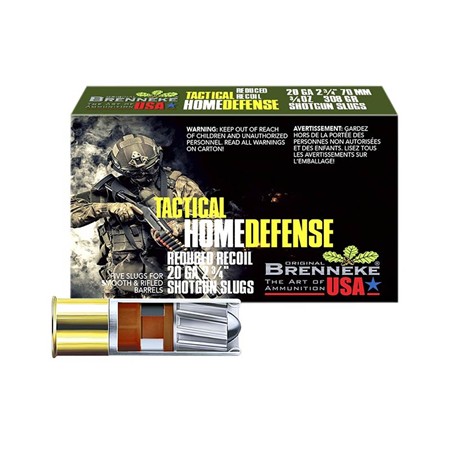 Balle De Fusil Brenneke Tactical Home Defense - 20.5G - Calibre 20