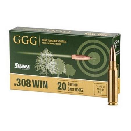 Balles Ggg Sbt - 180Gr - Calibre 308 Winchester