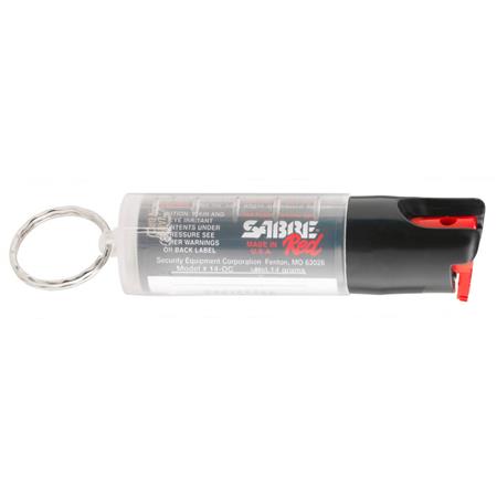 Bombe Au Poivre Sabre Red 3En1 Pepper Spray + Porte-Clés
