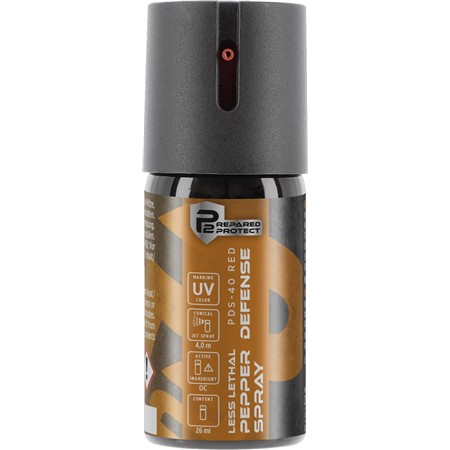Bombe Au Poivre Umarex Marqueur Uv P2p Red Gaz Oc Jet Conique