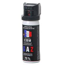 Bombe lacrymogène anti agression gel de défense CS CAPOT 1/4 de