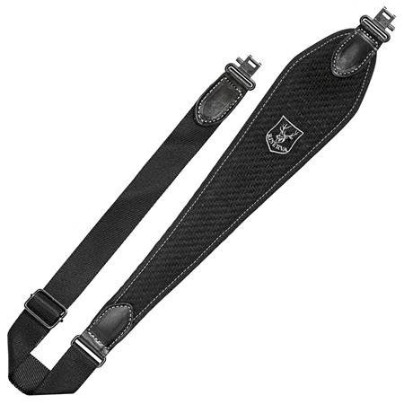 Bretelle Carabine Riserva Cuir Effet Carbone Avec Grenadiere