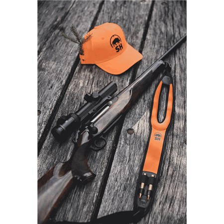 BRETELLES SH - SAUENHAMMER POUR CARABINE - ORANGE/LOGO NOIR
