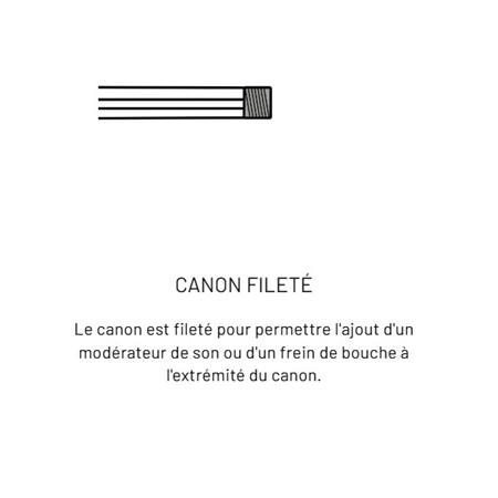 CARABINE À CULASSE LINÉAIRE BROWNING MARAL 4X HUNTER CROSSE SYNTHÉTIQUE NOIR/MARRON