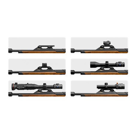 CARABINE À CULASSE LINÉAIRE WALTHER RS3 HERITAGE FOURSTAR - NOYER GRADE 4