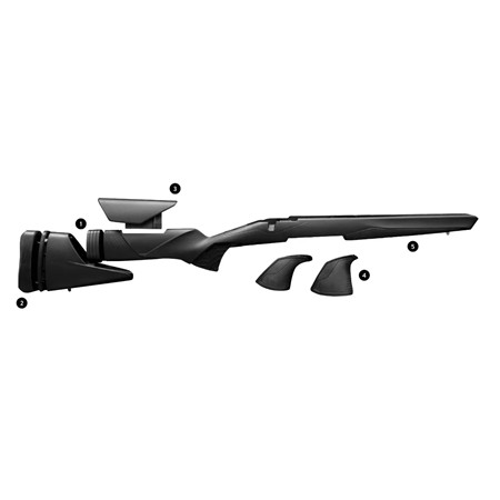 CARABINE À VERROU BROWNING X-BOLT 2 NORDIC VARI-TECH BLACK ADJUSTABLE THREADED