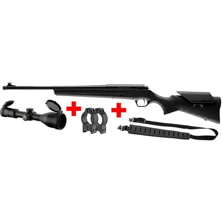 CARABINE À VERROU IMPALA PLUS + LUNETTE D'AFFÛT 3-12X56 + COLLIERS DE MONTAGE + BRETELLE