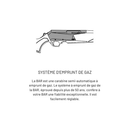 CARABINE SEMI-AUTOMATIQUE BROWNING BAR MK4 COMPO BLACK
