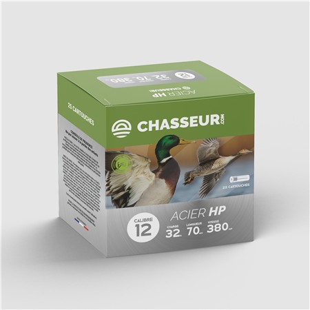 Cartouche De Chasse Acier Hp - 32G - Calibre 12