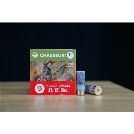 CARTOUCHE DE CHASSE BG - 32G - CALIBRE 12