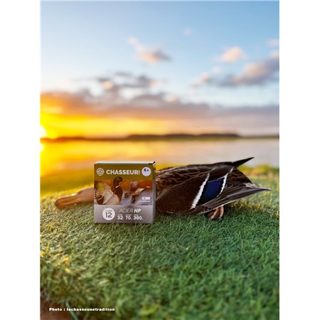 CARTOUCHE DE CHASSE CHASSEUR.COM ACIER HP - 32G - CALIBRE 12
