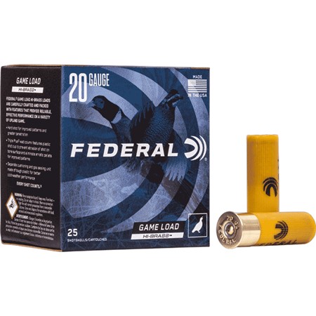 Cartouche De Chasse Federal Game Load - 36Gr - Calibre 20