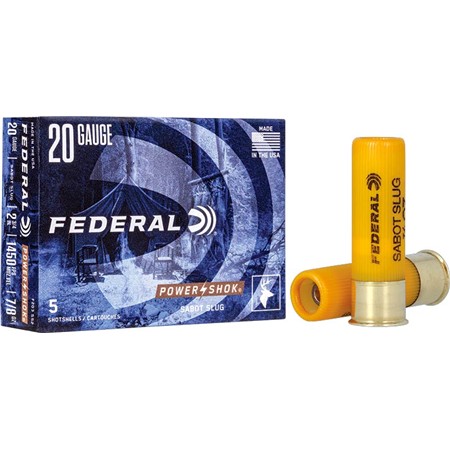 Cartouche De Chasse Federal Power-Shok Sabot Slug - 28Gr - Calibre 12