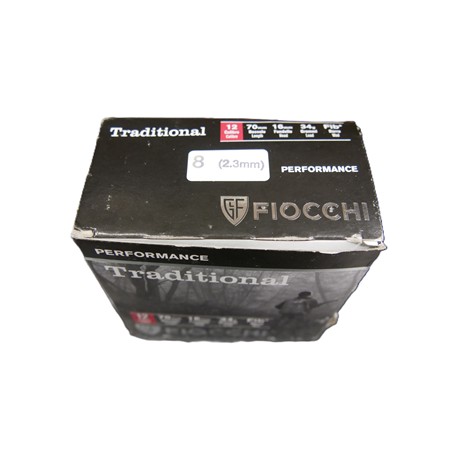 Cartouche De Chasse Fiocchi Traditional - 34G - Calibre 12 - N°8