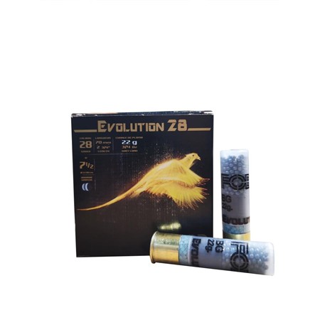 Cartouche De Chasse Fob Evolution 28 Bourre Grasse - Calibre 28 - 22G