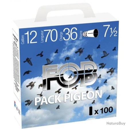 Cartouche De Chasse Fob Pack Pigeon - Calibre 12 - 36G