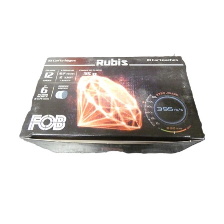 Cartouche De Chasse Fob Prestige Rubis - 35G - Calibre 12 - N°6