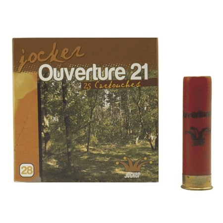 Cartouche De Chasse Jocker Ouverture 21 - 21G - Calibre 28