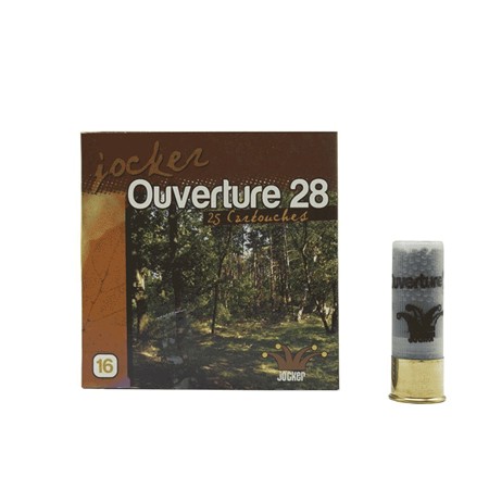 Cartouche De Chasse Jocker Ouverture 28 - Calibre 12