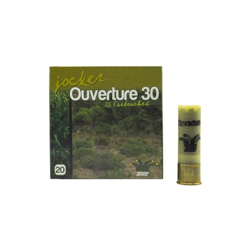 Cartouche De Chasse Jocker Ouverture - 30G - Calibre 20