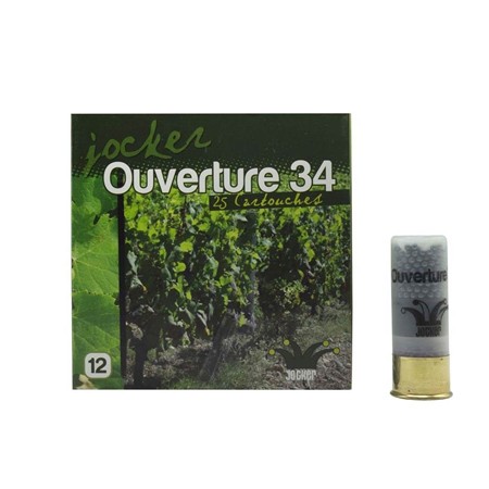 Cartouche De Chasse Jocker Ouverture - 34G - Calibre 12
